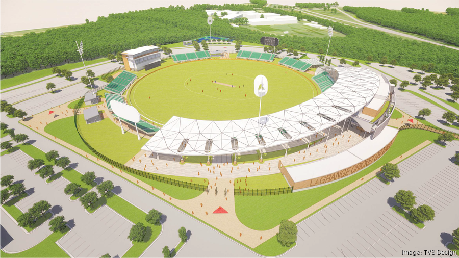 Cricket stadium rendering