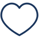 Family Culture Heart Icon - Blue